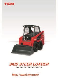 tcm skid steer 707|703 / 704 / 705 / 706 / 707 / 709 / 711 .